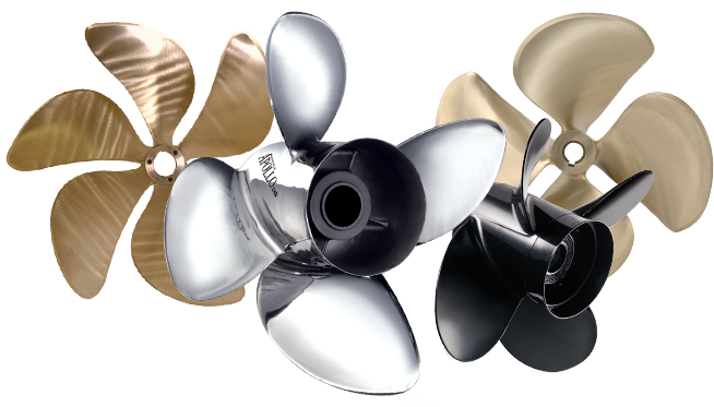 stainless or aluminum propellers